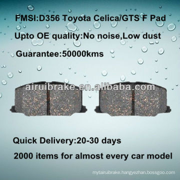 toyota Camry disc brake pad D356